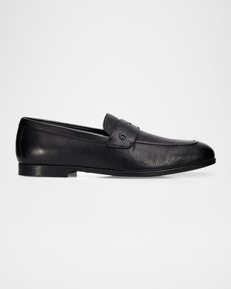 Ferragamo Leather Penny Loafers