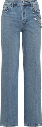 Liu Jo Jeans Holly Straight - Dames - Regular Fit Jeans - Blauw - W26 - Katoen - Jeans
