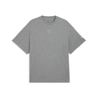 Puma T-shirt oversize Fundamentals da uomo, Accessori, Grigio, 3XL