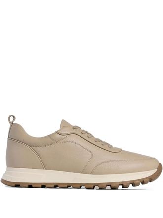 12 Storeez leather sneakers - women - Calf Leather/Calf Leather/Polyethylene vinyl acetate (PEVA) - 37 - Neutrals