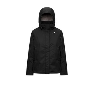 K-Way Marlette Twill Soft Beaver Jas - Dames - Jassen - Zwart - Maat: S Nylon