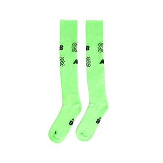 New Balance Hombre NB x Lack of Guidance Sock en Verde, Poli&eacute;ster, Talla L