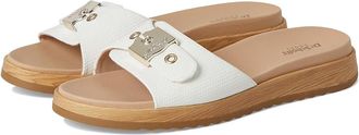 Dr. Scholls Icon Now Womens Sandals White Faux Leather : 9.5 M