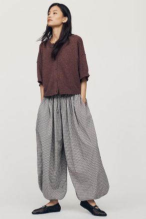 Daisy Street Sesame 100% Cotton Harem Pants
