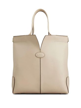 Tod's small Di tote bag - women - CALFSKIN/Calf Suede - One Size - Neutrals