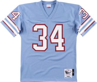 Mitchell & Ness T-shirt Authentic Earl Campbell Oilers 1980 - Blu