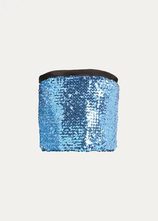 Marc Jacobs Sequined Strapless Top