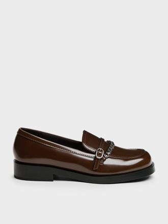 Charles & Keith Georgie Chain Loafers
