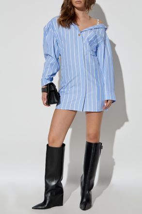 Jacquemus Shirt Dress, Womens, Blue