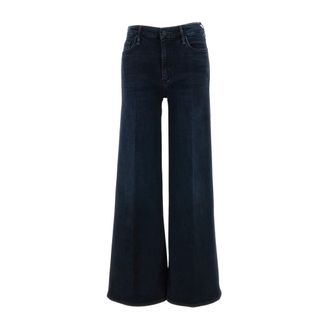 Mother Wide Jeans - Dames - Jeans - Blauw - Maat: W29 Katoen
