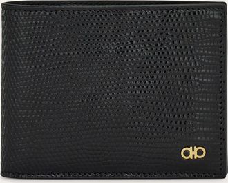 Ferragamo Men Gancini wallet Black