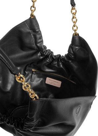 Coccinelle Womens Shoulder Bag Black Bovine Leather - Shoulder-Bags