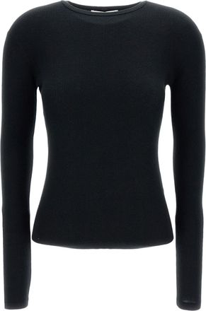Lisa Yang Ribbed Long-Sleeve T-Shirt With Crewneck