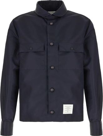 Thom Browne Hombre, Chaquetas, Azul, Talla: L