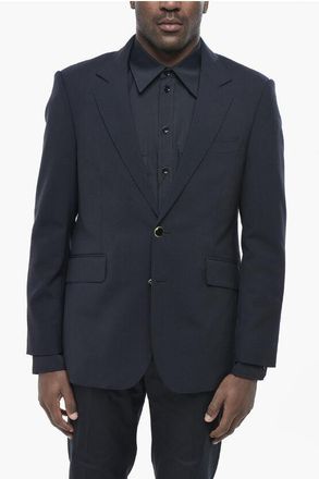 PT01 Virgin Wool-Blend Jacket with Double Vent and Classic Notch size 50