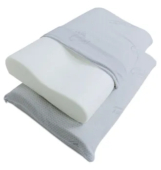 Baldiflex Baldiflex Coppia Di Cuscini In Memory Foam Forma Ortocervicale Fodera Silver Safe Dimensione 70x40 Cm