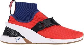 Ferrari Almond Toe High-Top Sneakers - Heren - Sneakers - Veelkleurig - 45 EU - Leer - Schoenen