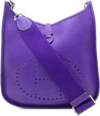 Herm&egrave;s Borsa a spalla Pre-owned Evelyne III PM - - Pre-owned - Donna - Viola - ONE SIZE