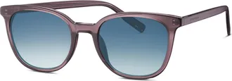 Tom Tailor Sonnenbrille TOM TAILOR Modell 676014, Damen, rot transparent, leicht transparent, Sonnenbrillen Sonnenbrille, Form Feminin, Logoschriftzug auf B&uuml;gel,
