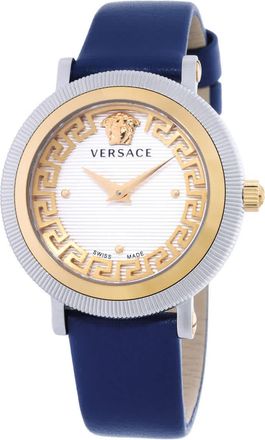 Versace Greca Flourish Quartz Silver Dial Ladies Watch VE7F00223