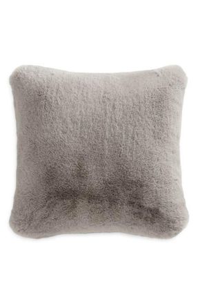 Sunday Citizen Faux Fur Accent Pillow in Grey at Nordstrom