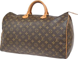 Louis Vuitton Speedy Monogram Canvas Brown Canvas Handbag (Pre-Owned)
