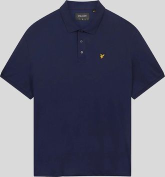 Lyle & Scott Mens Lyle & Scott Cotton Polo Shirt - Navy - Size: 42