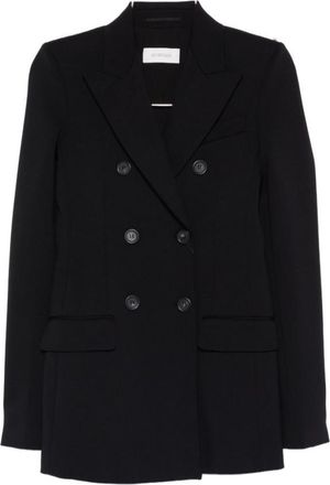 Sportmax Black Notched Lapel Blazer