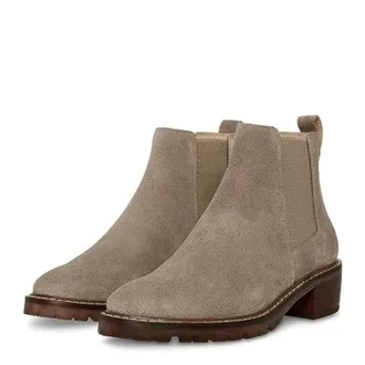 Steve Madden Womens Steve Madden Dorothea DOTH01S1 Boots Mushroom Suede Chelsea HTAT400