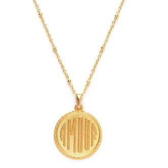 Amano Studio Womens Amour Medallion Necklace In Gold