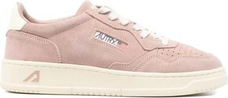 Autry Medalist Low Sneakers - Dames - Sneakers - Roze - 39 EU - Katoen - Schoenen