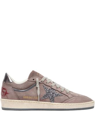 Golden Goose Sneakers Ball Star con glitter - Viola