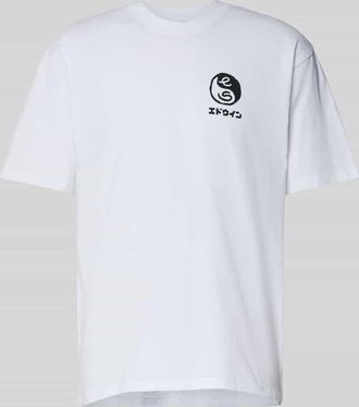 Edwin T-Shirt mit Motiv-Print Modell HIGH BEAR in Weiss, Größe XXL