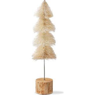 Tag Medium Natural Sisal Tree Decorative Sculpture for Christmas in White at Nordstrom