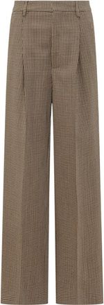 Seafarer Brown Straight Flat Front Pants