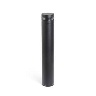 Netlighting Bast Integrated LED Bollards Outdoor Ground Light Black 3000K IP65