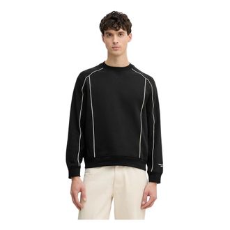 A|X Armani Exchange Hoodies & sweatvesten, Heren, Zwart, S, Katoen, Crewneck Sweatshirt