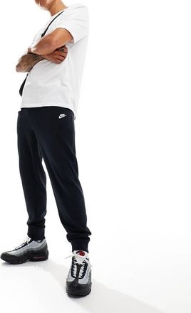 Nike Club Knit sweatpants in black
