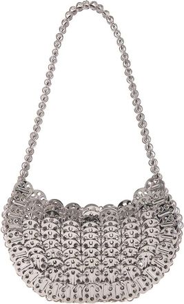 Paco Rabanne Iconic 1969 moon bag silver