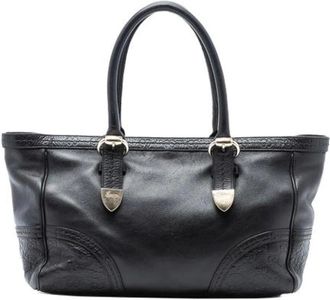 Gucci Pre-owned Tote Bags, female, Black, Size: ONE SIZE Pre-owned Leather totes