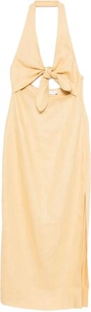 Sir. Abito midi Carlotta - Giallo