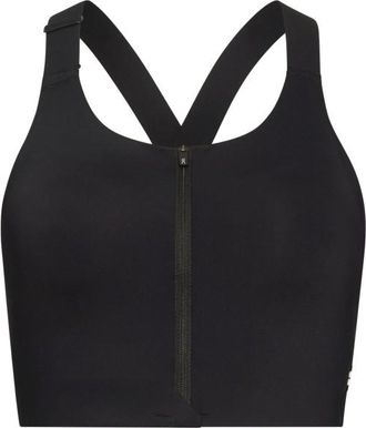 On Endurance Bra Zip Sport-BH f&uuml;r Damen | schwarz
