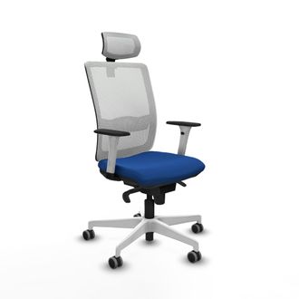 Piqueras y Crespo Silla De Oficina Piqueras Y Crespo Haches Blanco Espuma Alta Calidad