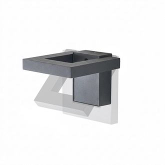 Lindby L&aacute;mpara de pared led exterior de aluminio gris