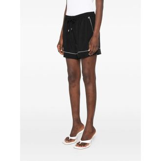 Sportmax Tailored Viscose Shorts - Black