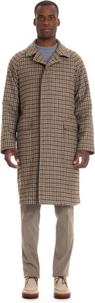 Tagliatore Houndstooth Coat Model Loyd
