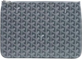 Goyard Pre-owned Clutches, female, Gray, Size: ONE SIZE Pre-owned Fabric Clutch