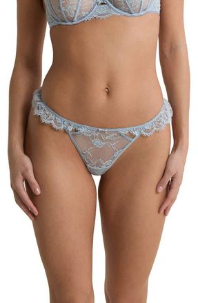 Etam Beloved Bleu Tanga Thong in Oxygen at Nordstrom, Size Xx-Small