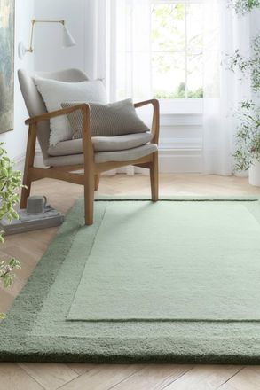 Origin Store Stacked Border in Light Green | Size: 120 cm x 170 cm