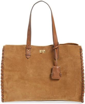 Anya Hindmarch Mortimer Whipstitch Tote in Pecan at Nordstrom